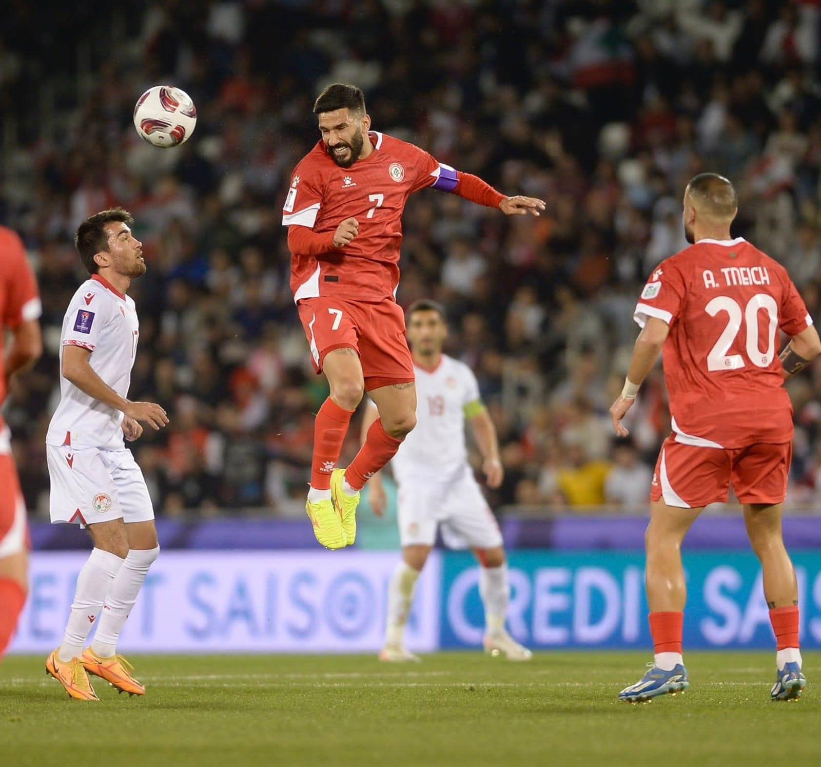 Football Lebanon - المنتخب اللبناني يضيع فرصة التأهل بعد خسارته بهدفين مقابل هدف وحيد أمام منتخب طاجيكستيان