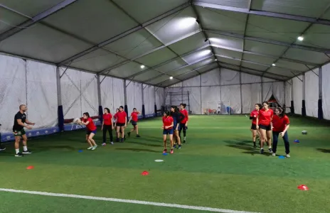 Football Lebanon - منتخب لبنان للسيدات  في الركبي يونيون يكثف من تحضيراته