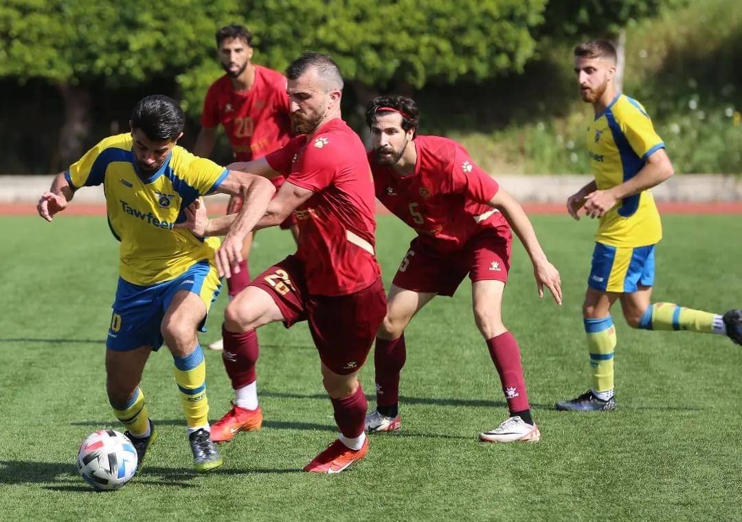 Football Lebanon - فوز النجمة على الصفاء في الجولة السابعة من سداسية الأوائل على ملعب مجمع فؤاد شهاب