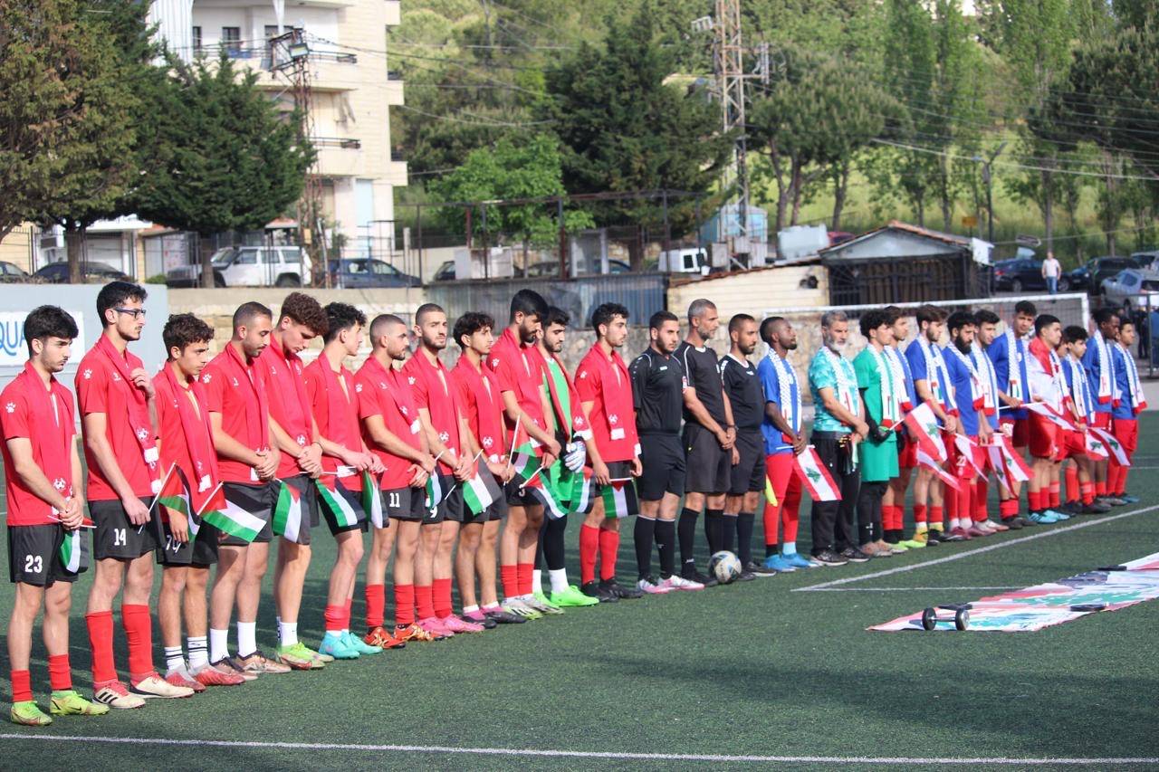 Football Lebanon - ‎الإخاء الأهلي عالية ‎يستضيف نادي شباب فلسطين _ شاتيلا  ‎خطوة تضامنيّة ورسالة دعم