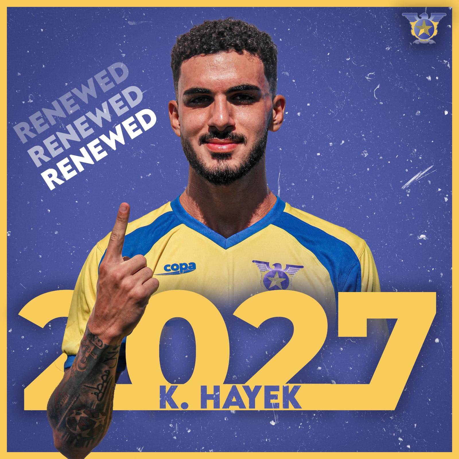 Football Lebanon - قاسم حايك صفاوي لثلاثة مواسم إضافيّة