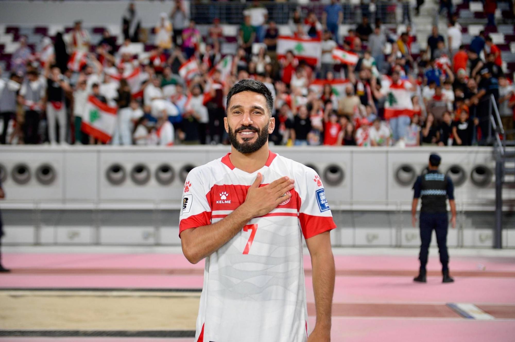 Football Lebanon - معتوق يقود لبنان الى فوز كبير بـهاتريك في مباراته الوداعية