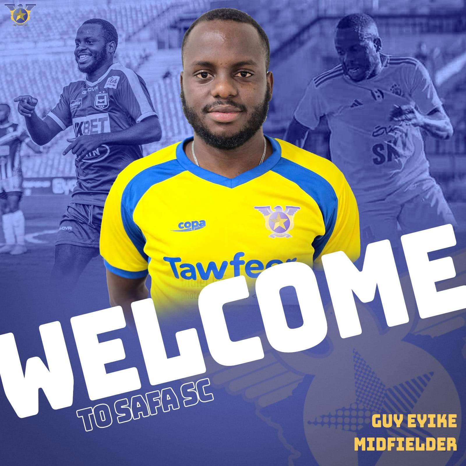 Football Lebanon - الصفاء يعلن تعاقده مع لاعب الوسط الكاميروني غاي كلود ايكي