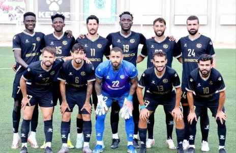 Football Lebanon - مباراة ودية تجمع النجمة ومنتخب المكتب الحركي للشباب والرياضة الفلسطيني