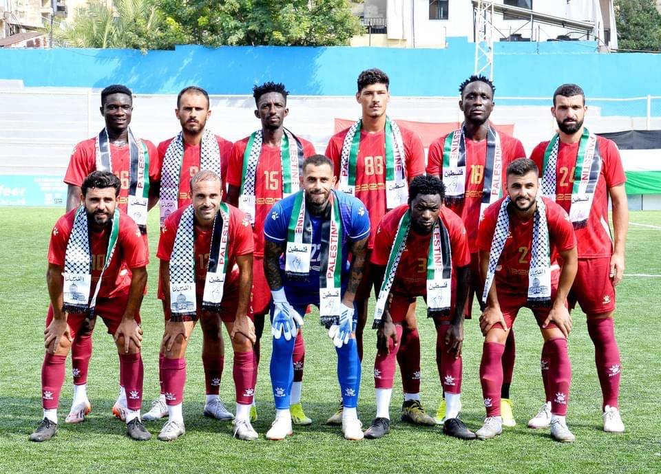 Football Lebanon - النجمة يفوز على  منتخب المكتب الحركي للشباب والرياضة الفلسطيني