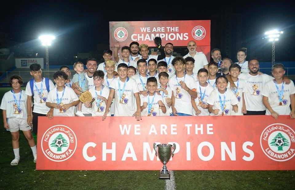 Football Lebanon - توفير بطلًا لدوري الواعدين 2012