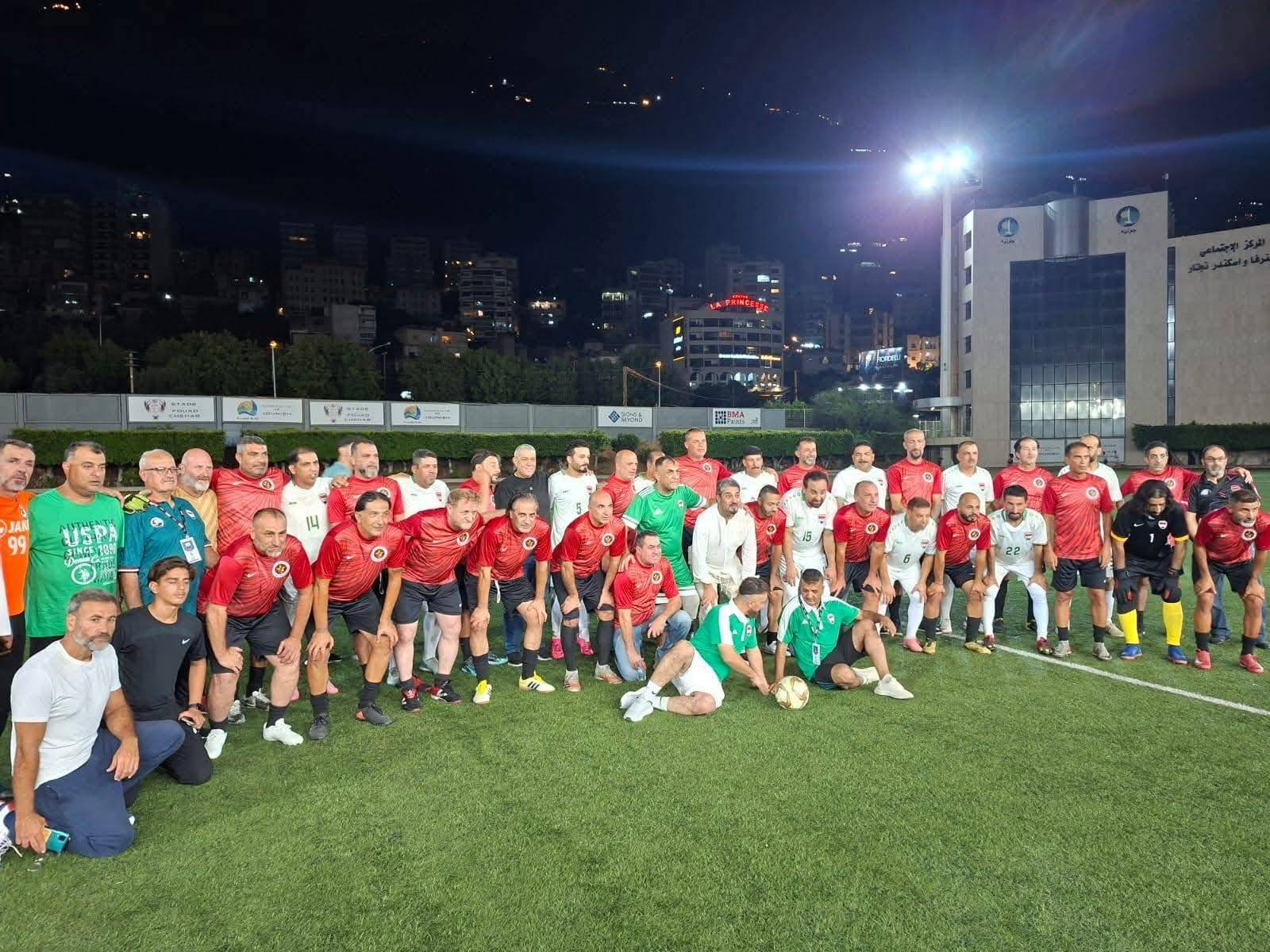 Football Lebanon - فوز قدامى النجمة على قدامى العراق