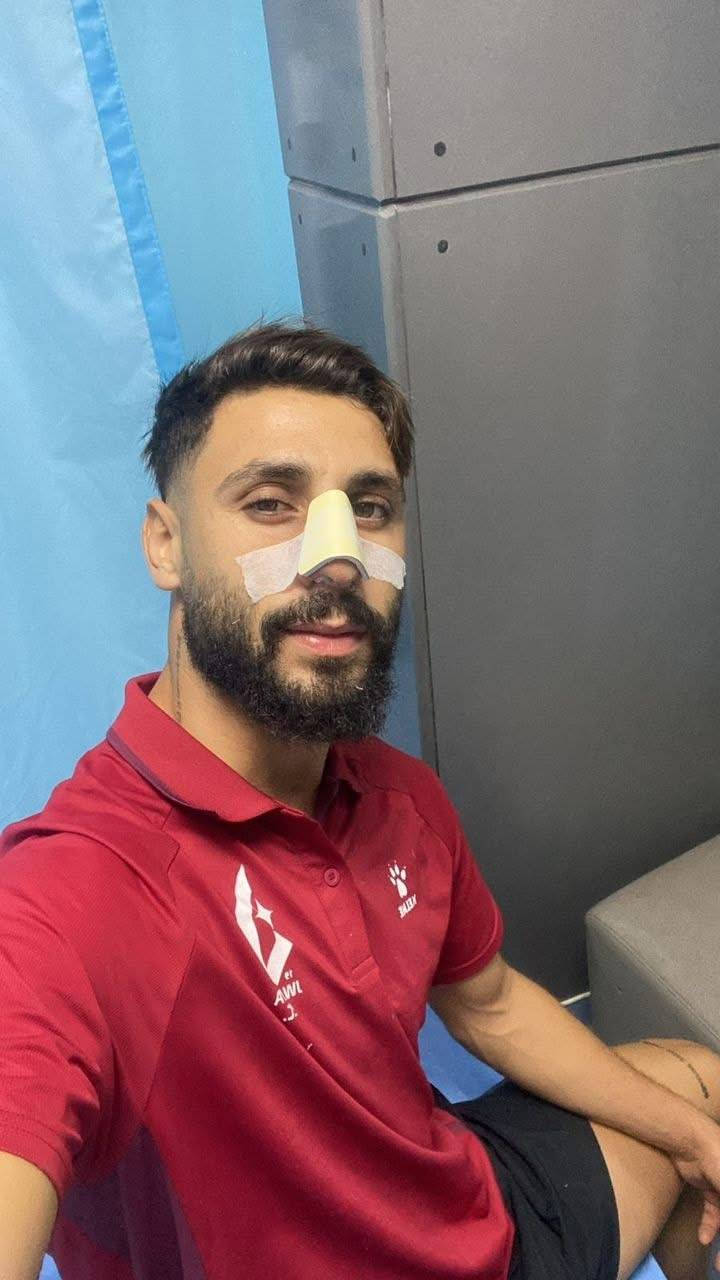 Football Lebanon - تعرض حسن قعفراني للاصابة