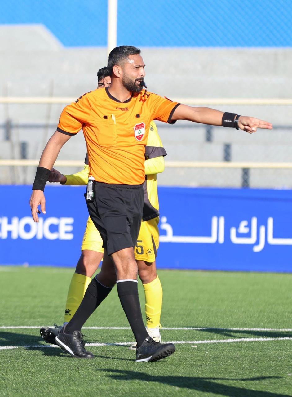 Football Lebanon - محمد حداد حكم دولي شاطئ جديد وحصل على الشارة الدولية