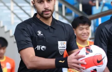 Football Lebanon - وائل حيدر حكم دولي جديد حصل على الشارة الدولية