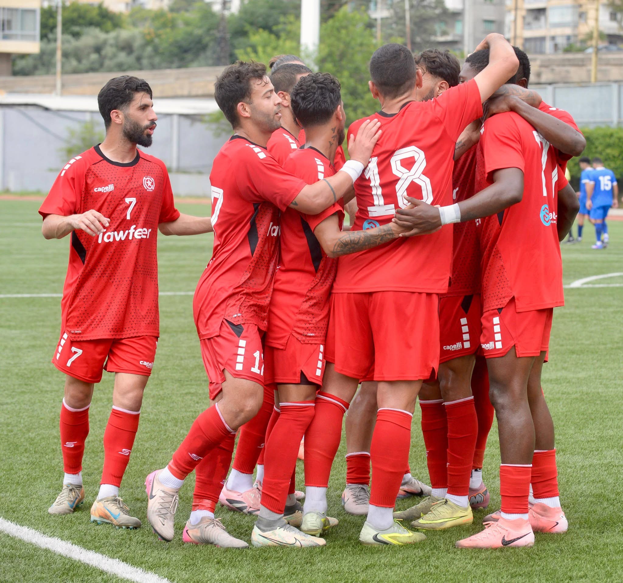 Football Lebanon - خماسية نظيفة للنجمة في شباك المبرة