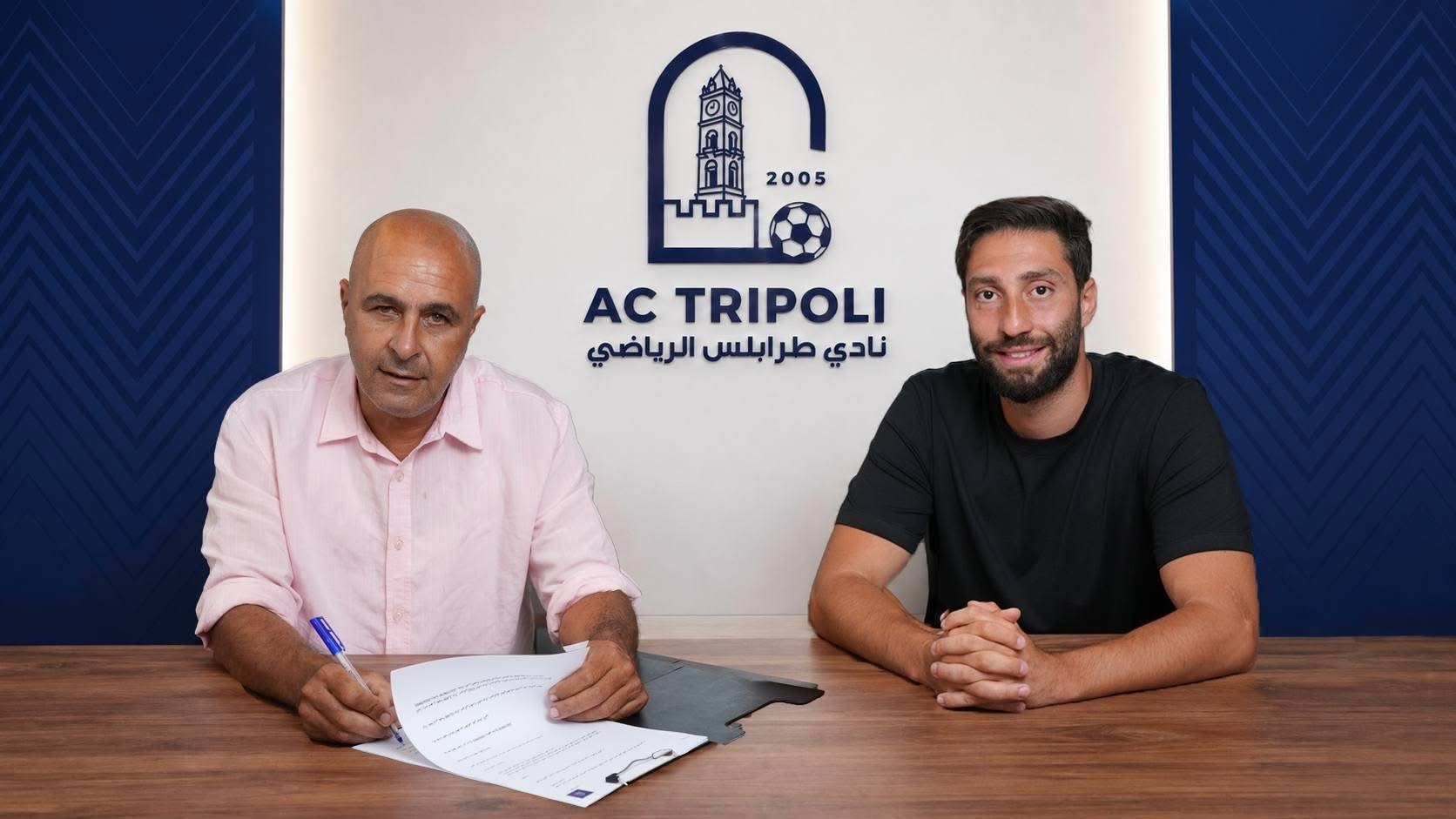 Football Lebanon - رسمياً المدرب مالك حسون على رأس الجهاز الفني لنادي طرابلس.