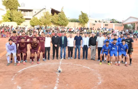 Football Lebanon - النجمة يشارك في افتتاح مهرجان الإمام الصدر بالبيسارية وسط حشد جماهيري