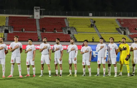 Football Lebanon - لبنان يخسر وديا بثلاثة أهداف لهدف في بيشكيك وبيدرو بو ديب يوقع هدفه الدولي الثاني