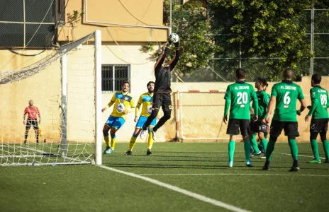 Football Lebanon - أربعة انتصارات والمجد أول الواصلين إلى سداسية الدرجة الثالثة