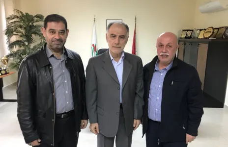 Football Lebanon - وفد من العهد يزور الوزير فنيش