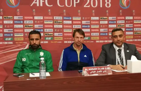 Football Lebanon - المؤتمر الصحفي | ستراكا - مستعدون للمعركة الكروية وأونيكا لكتابة سطور الانصار آسيويا