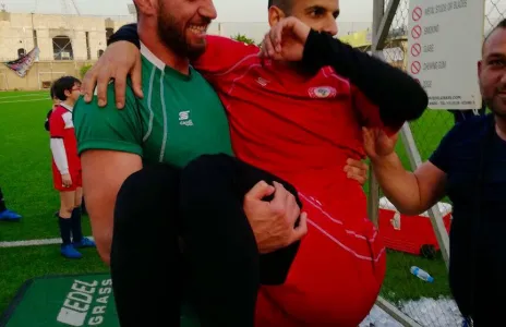 Football Lebanon - إصابة جلول في تمارين المنتخب