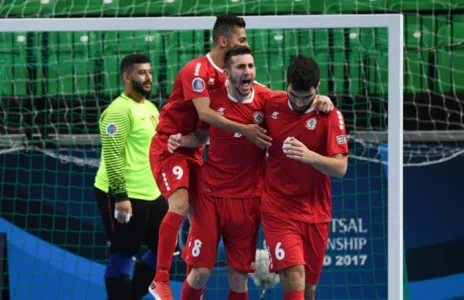 Football Lebanon - لبنان يفتتح مبارياته في بطولة آسيا للصالات بالفوز على قطر