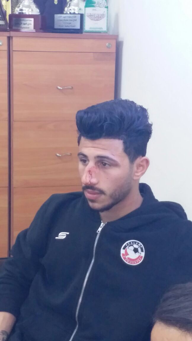 Football Lebanon - اصابة عتريس في مباراة العهد والنجمة