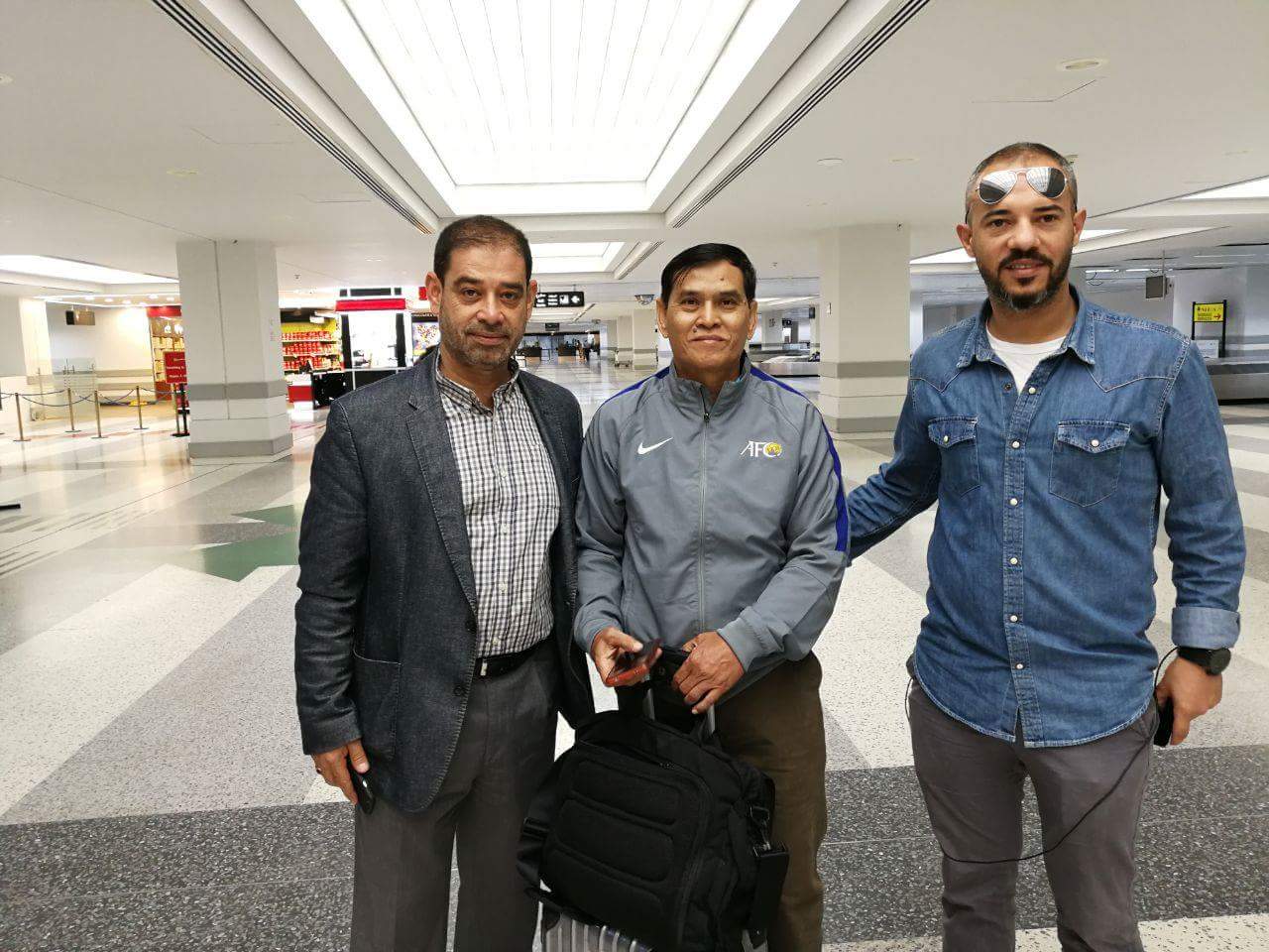 Football Lebanon - وصول مراقب الحكام لمباراة العهد اللبناني والمنامة البحريني