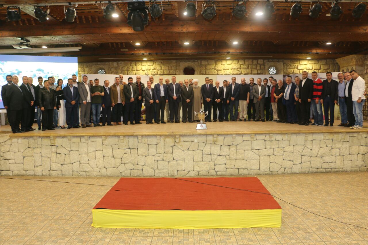 Football Lebanon - العهد يحتفل بالسادسة ويستقبل المهنئين 