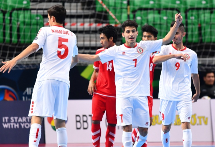Football Lebanon - منتخب صالات لبنان يكتسح ميانمار في ختام دور المجموعات لبطولة آسيا للشباب