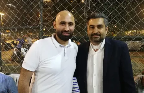 Football Lebanon - سلامات وامنيات بين الشامي والسقال