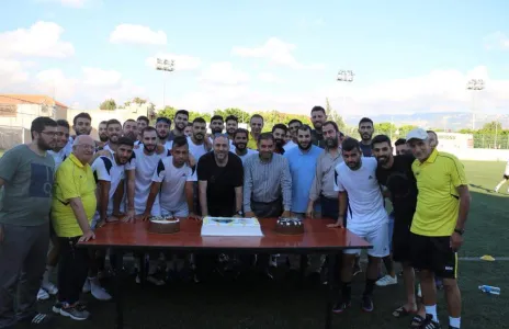 Football Lebanon - عائلة العهد تحتفل بذكرى ميلاد الرئيس وأمين السر 