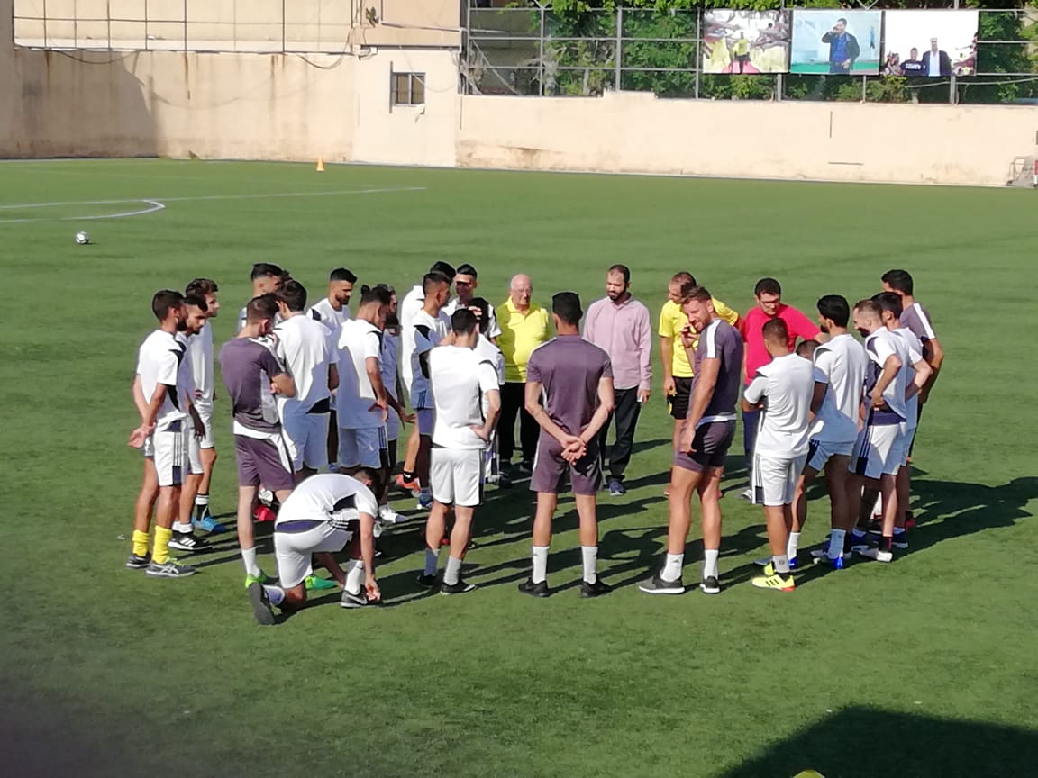 Football Lebanon - غازي حنيني في تمارين العهد 