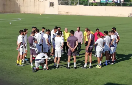 Football Lebanon - غازي حنيني في تمارين العهد 