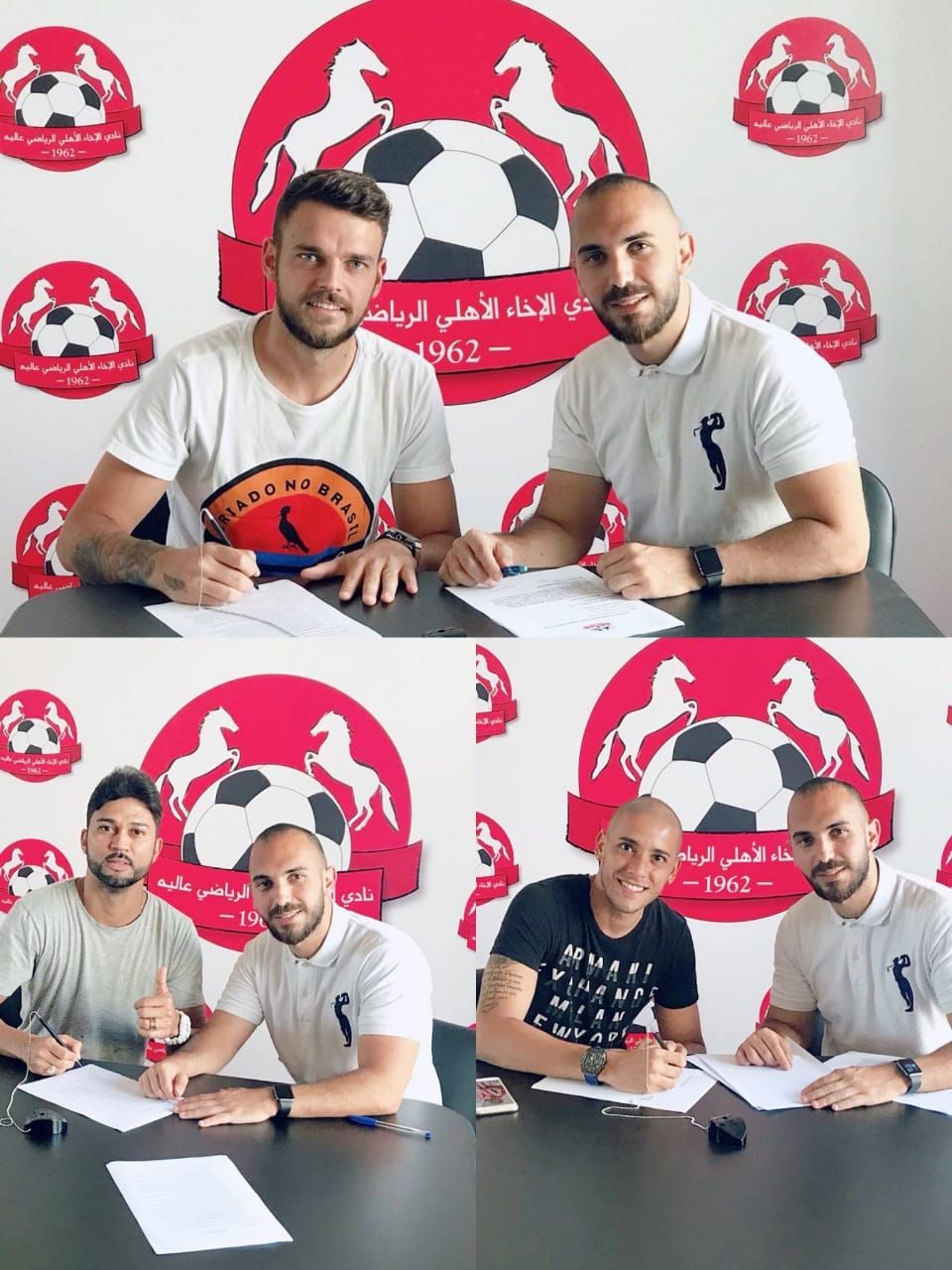Football Lebanon - الإخاء الأهلي عاليه يعلن تعاقده مع الثلاثي البرازيلي 