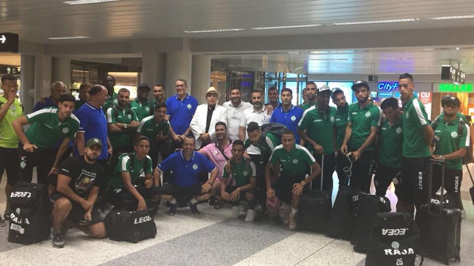 Football Lebanon - وصول بعثة الرجاء البيضاوي لمواجهة السلام