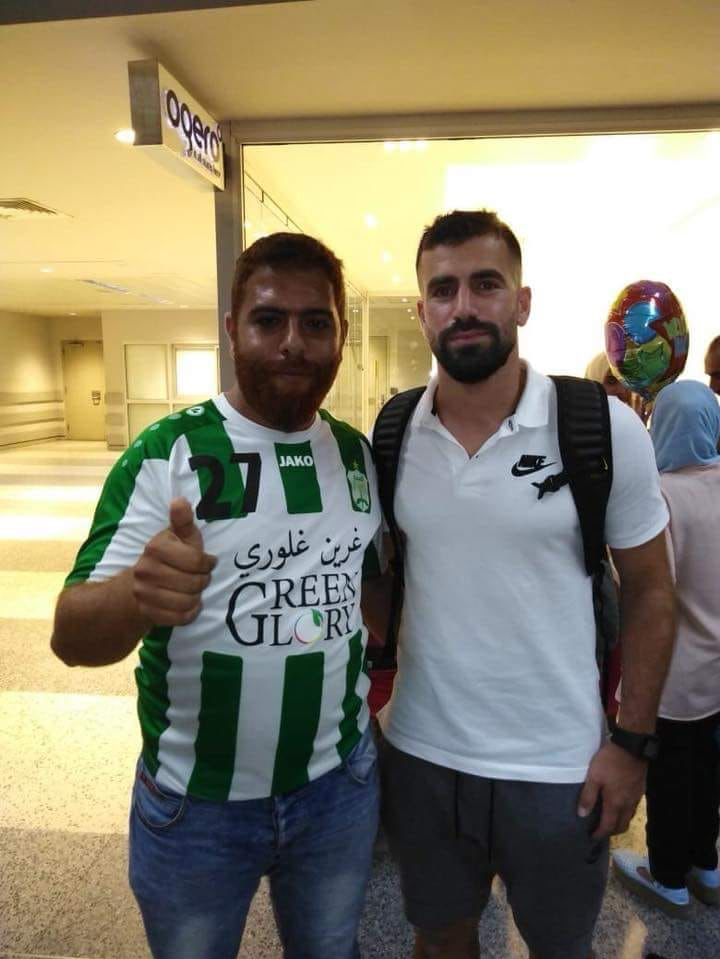 Football Lebanon - وصول حيدر الى بيروت للتوقيع مع الانصار