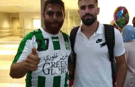 Football Lebanon - وصول حيدر الى بيروت للتوقيع مع الانصار