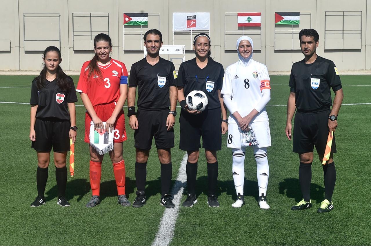 Football Lebanon - البقار وحيدر قادتا لقاء فلسطين والأردن