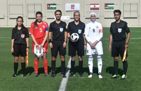 Football Lebanon - البقار وحيدر قادتا لقاء فلسطين والأردن