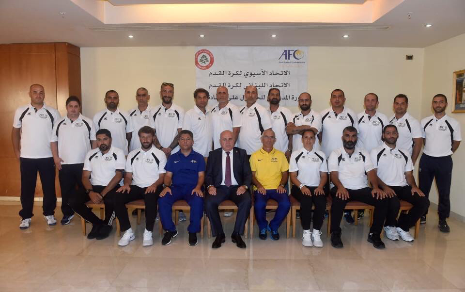 Football Lebanon - حيدر يفتتح دورة التدريب الاسيوية مستوى B