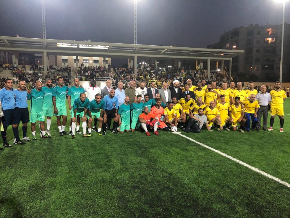 Football Lebanon - افتتاح ملعب برج البراجنة بحضور سياسي وديني ورياضي وجماهيري