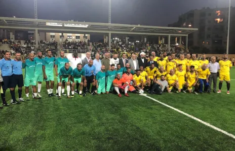 Football Lebanon - افتتاح ملعب برج البراجنة بحضور سياسي وديني ورياضي وجماهيري