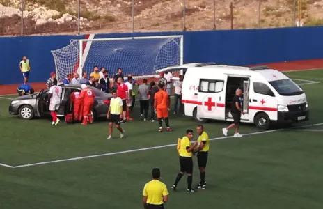 Football Lebanon - إصابة قوية لحاجو بغياب الصليب الأحمر