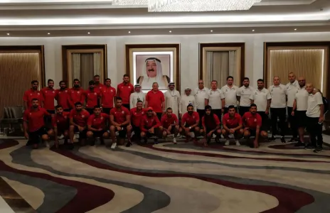 Football Lebanon - منتخب لبنان يستعد في الكويت للقاء الأزرق ودياً الخميس