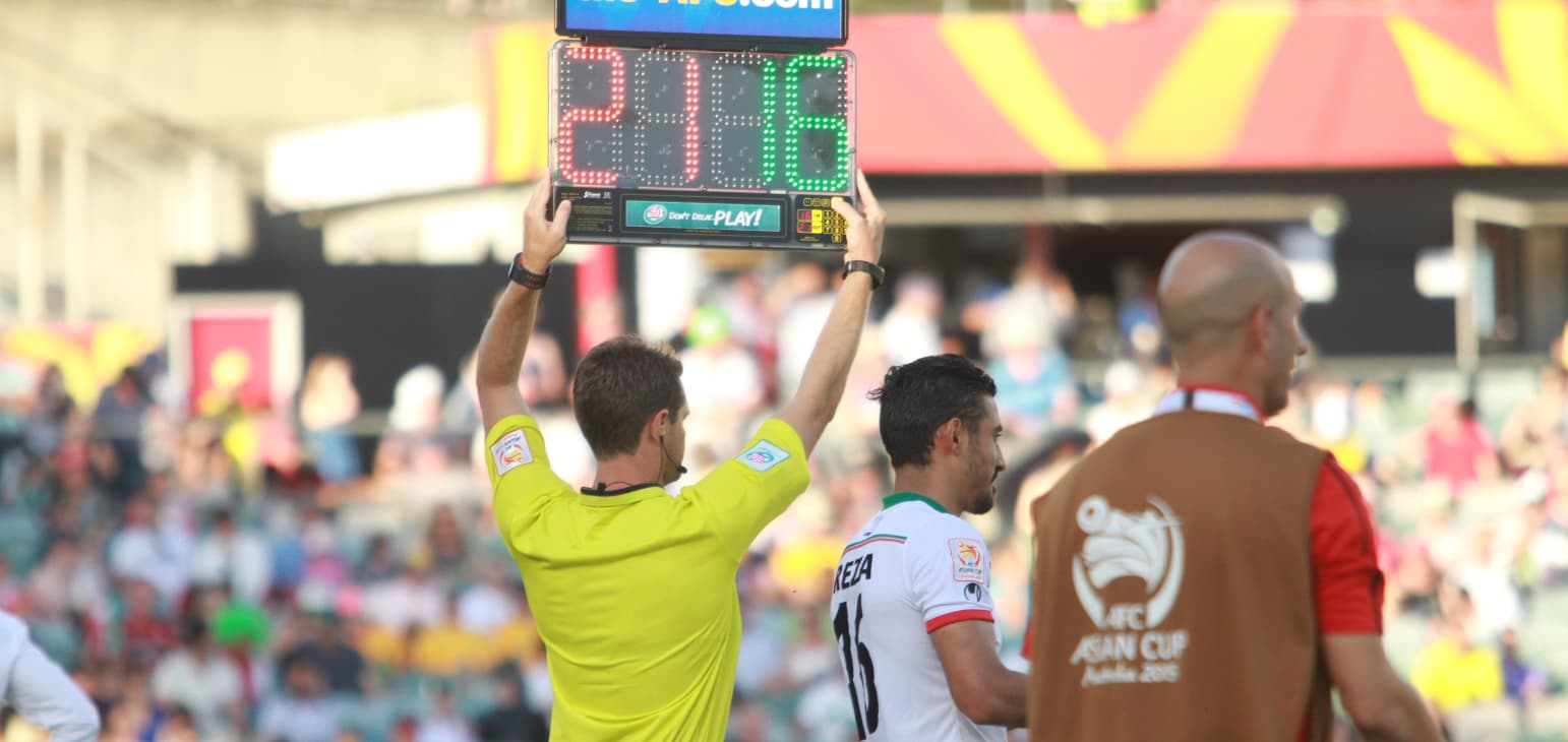 Football Lebanon - اعتماد تطبيق التبديل الرابع في نهائيات كأس آسيا
