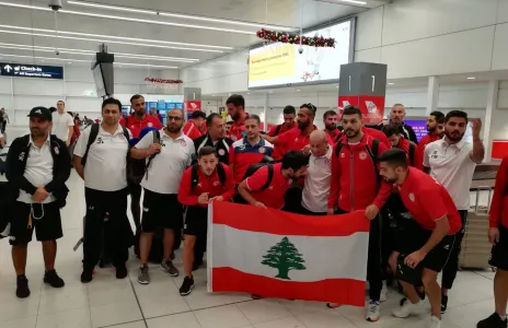 Football Lebanon - وصول بعثة منتخب لبنان الى سيدني