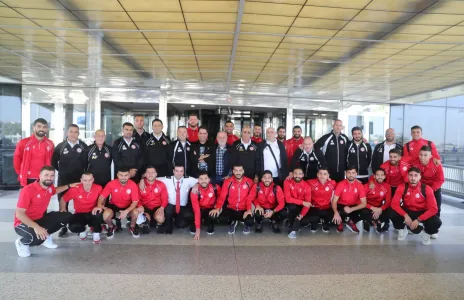 Football Lebanon - بعثة المنتخب تغادر الى البحرين