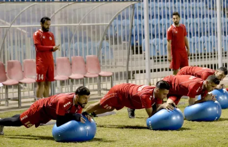 Football Lebanon - المنتخب يبدأ تمارينه في البحرين