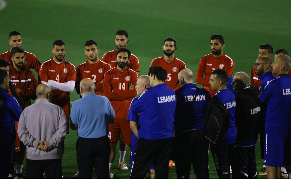 Football Lebanon - حيدر تفقّد منتخب لبنان: مؤهلون للتميّز وعطاؤكم مقدّر