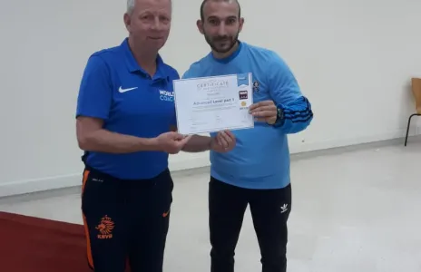 Football Lebanon - الاتحاد الهولندي يختتم دورة المدربين World Coaches