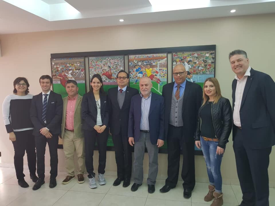 Football Lebanon - الشحف يستقبل وفد الاتحاد الدولي من أجل تطوير كرة القدم المدرسية