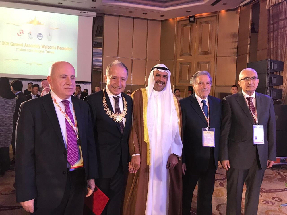 Football Lebanon - رئيس المجلس الأولمبي الآسيوي يكرم رئيس اللجنة الأولمبية جان همّام